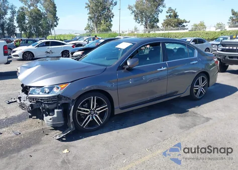 2017 Honda Accord Sport from USA, damaged, VIN 1HGCR2F51HA070700